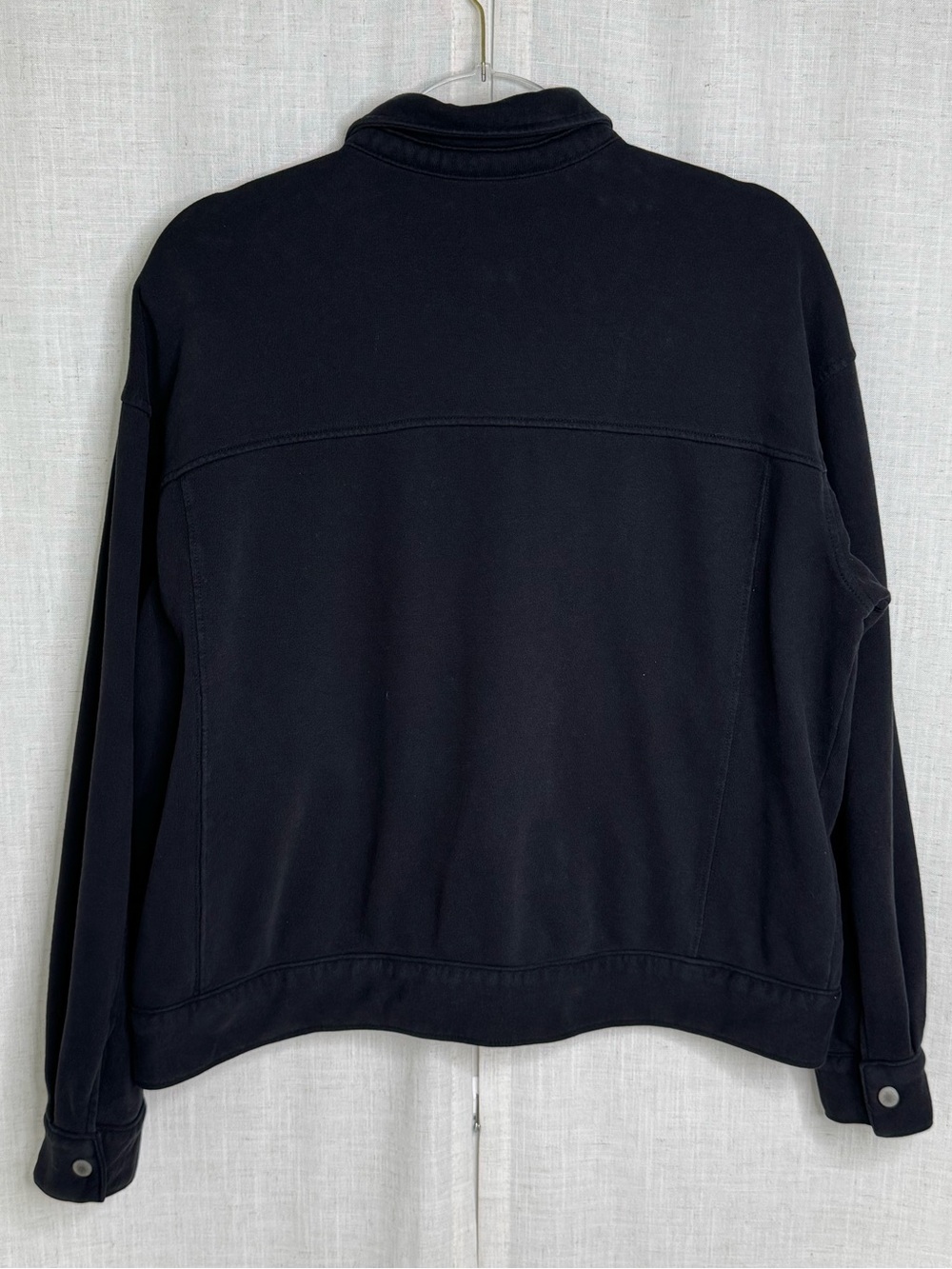 Fabletics Lara Oversized Terry Jacket Black Size XS - Picture 4 of 9